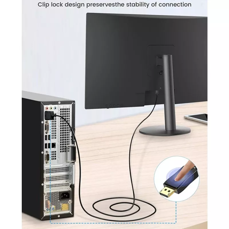 Cable DisplayPort a DVI para monitor Techly 2 m ICOC DSP-C-020