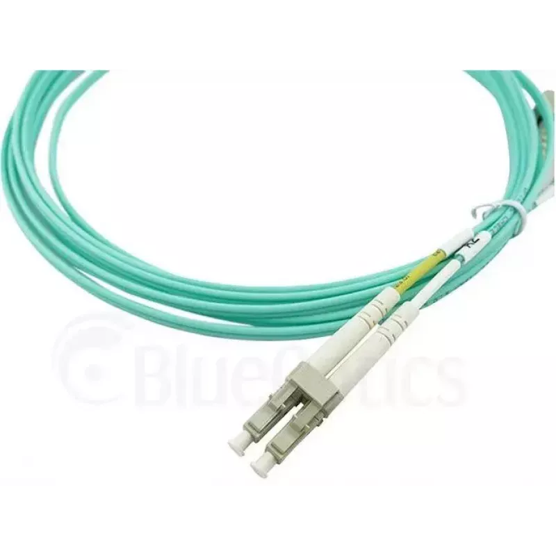 BlueOptics 050502K512000003M-BO Cable de conexión de fibra óptica dúplex (compatible con Corning), LC-UPC/LC-UPC, multimodo OM3 50/125 µm, 3 m