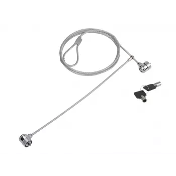 Candado para portátil Conceptronic CNBSLOCK15T 1,5 m plata 2 llaves