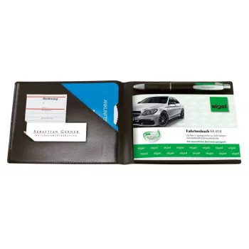 Organizador personal Sigel EF610 piel sintética plástico negro