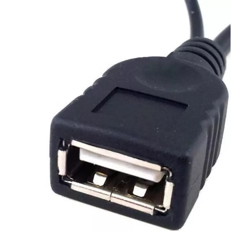 Cable USB 2.0 OTG Techly A H Micro USB M con USB 30cm negro ICOC MUSB-MC2