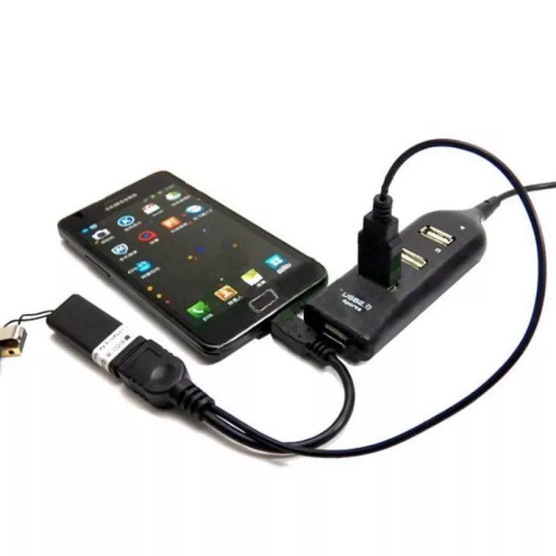 Cable USB 2.0 OTG Techly A H Micro USB M con USB 30cm negro ICOC MUSB-MC2