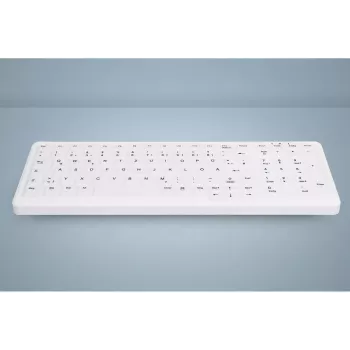 Active Key AK-C7000F-UVS-W/CH teclado médico USB blanco tamaño completo con cable membrana LED