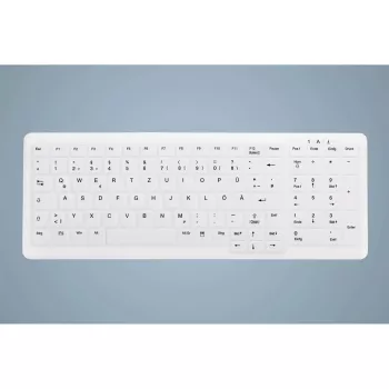 Active Key AK-C7000F-UVS-W/CH teclado médico USB blanco tamaño completo con cable membrana LED