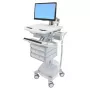 Carro multimedia Ergotron StyleView Aluminio Gris Blanco