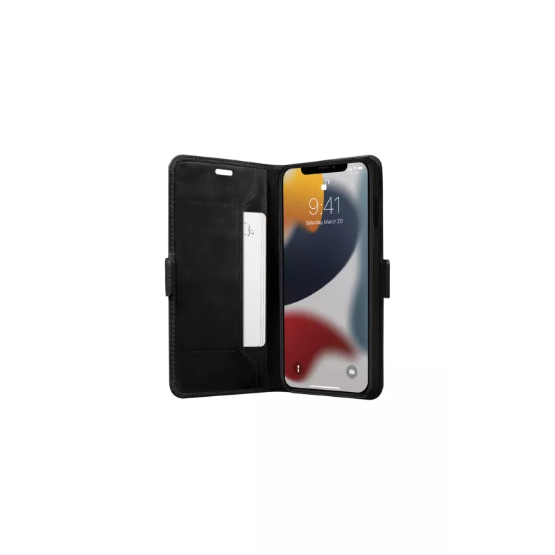 Funda cartera dbramante1928 iPhone 13 mini negra 3 compartimentos para tarjetas