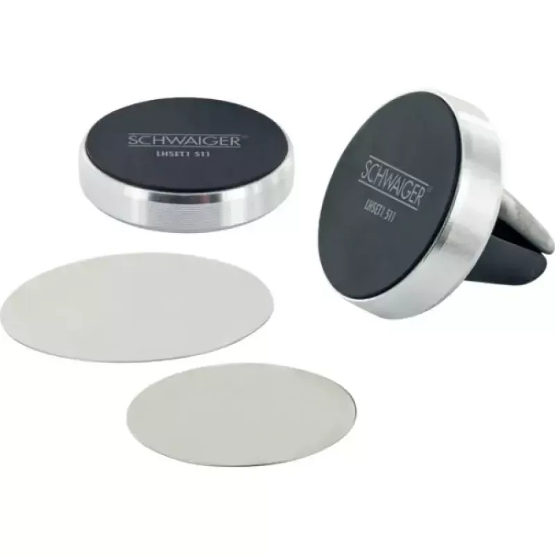 Soporte pasivo Schwaiger LHSET1 511 teléfono móvil smartphone negro plata