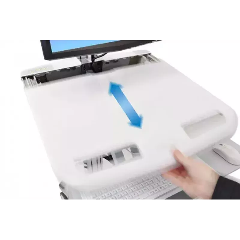 Carro multimedia Ergotron StyleView aluminio gris blanco