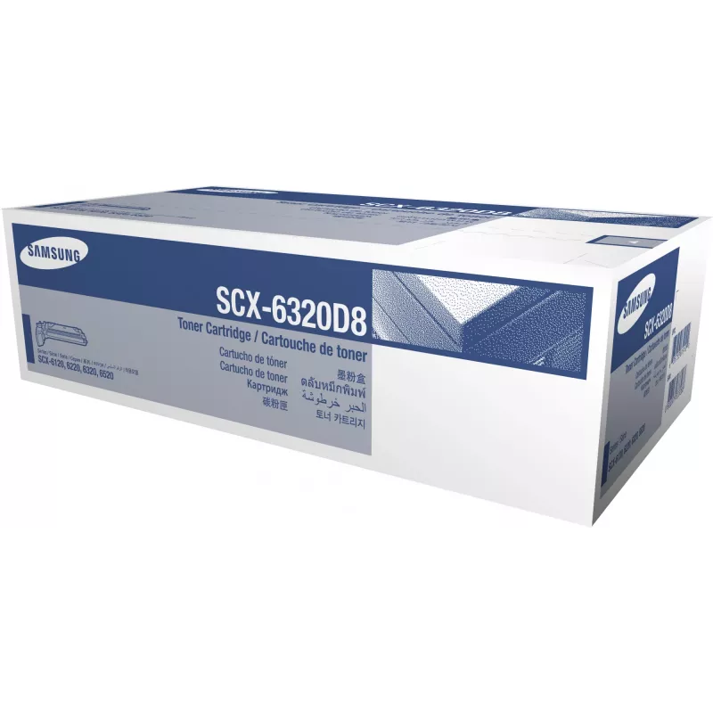 Tóner Samsung SCX-6320D8, negro, 8.000 páginas, 1 ud.