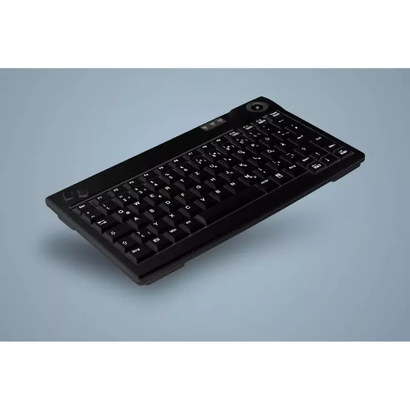 Active Key AK-440-TU-B/FR teclado con trackball, distribución francesa, negro