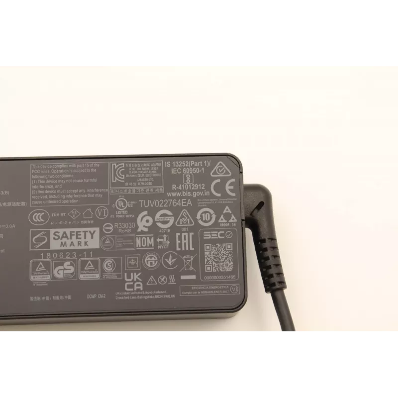 Lenovo 5A10W86250 Fuente de alimentación para interior 65 W Negro