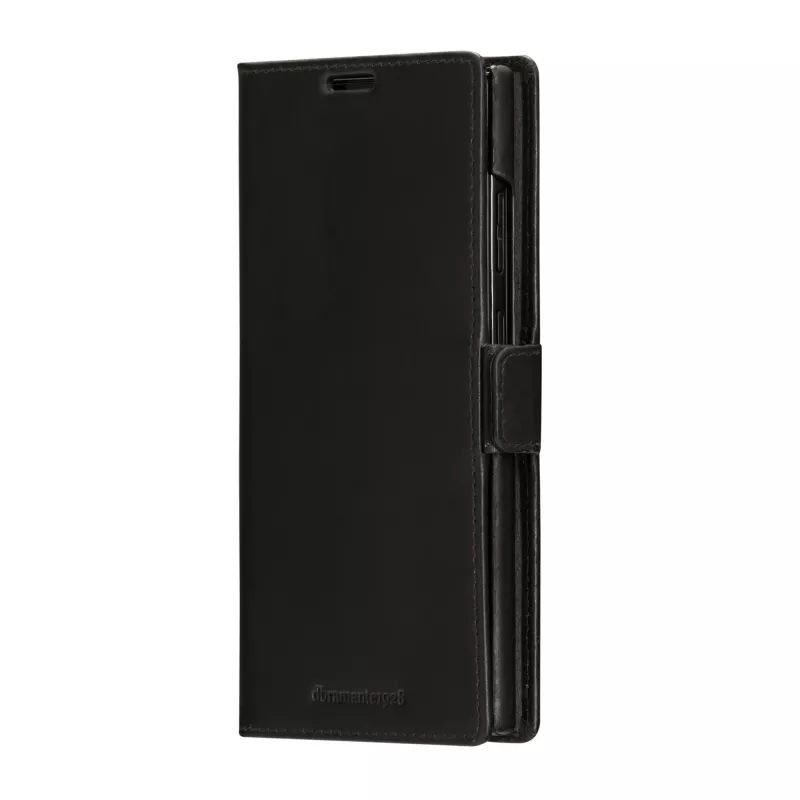 Funda tipo cartera dbramante1928 Lynge para Samsung Galaxy S23 Ultra — negra, 3 compartimentos para tarjetas, compatible con 6,8