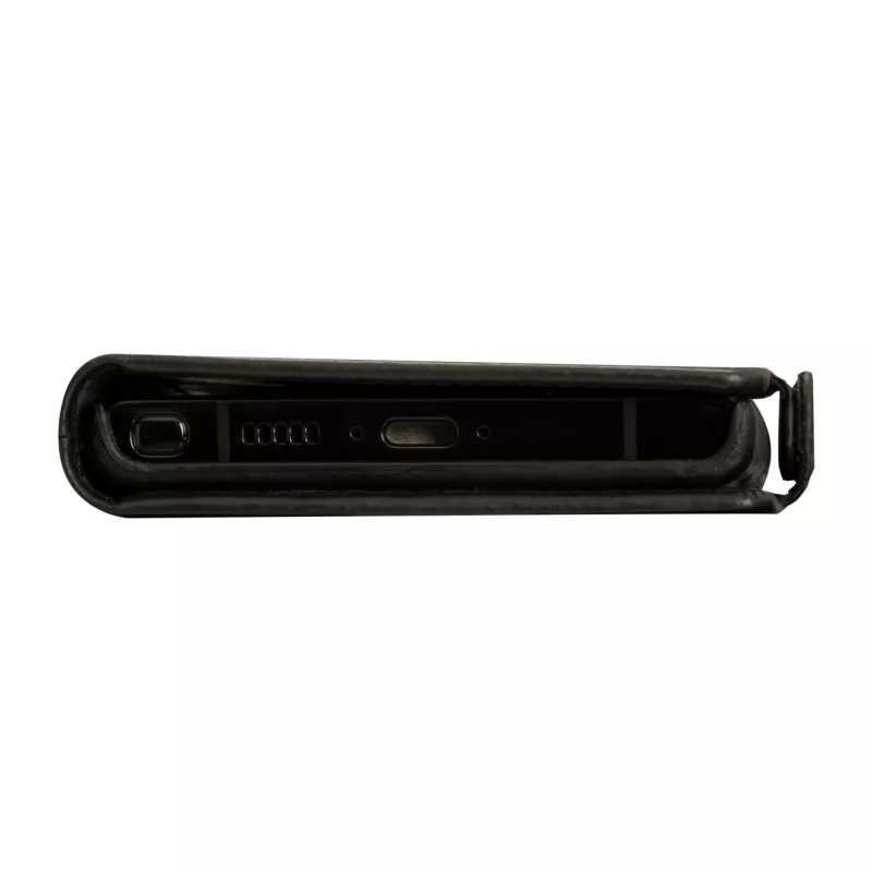 Funda tipo cartera dbramante1928 Lynge para Samsung Galaxy S23 Ultra — negra, 3 compartimentos para tarjetas, compatible con 6,8