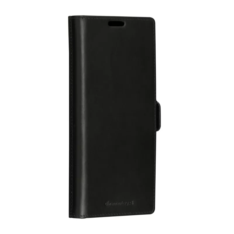 Funda tipo cartera dbramante1928 Lynge para Samsung Galaxy S23 Ultra — negra, 3 compartimentos para tarjetas, compatible con 6,8