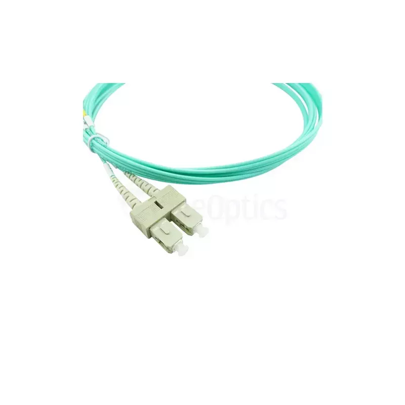 BlueOptics 575702T512000007.5M-BO Cable de conexión de fibra óptica dúplex (compatible con Corning), SC-UPC/SC-UPC, multimodo OM3 50/125 µm, 7,5 m