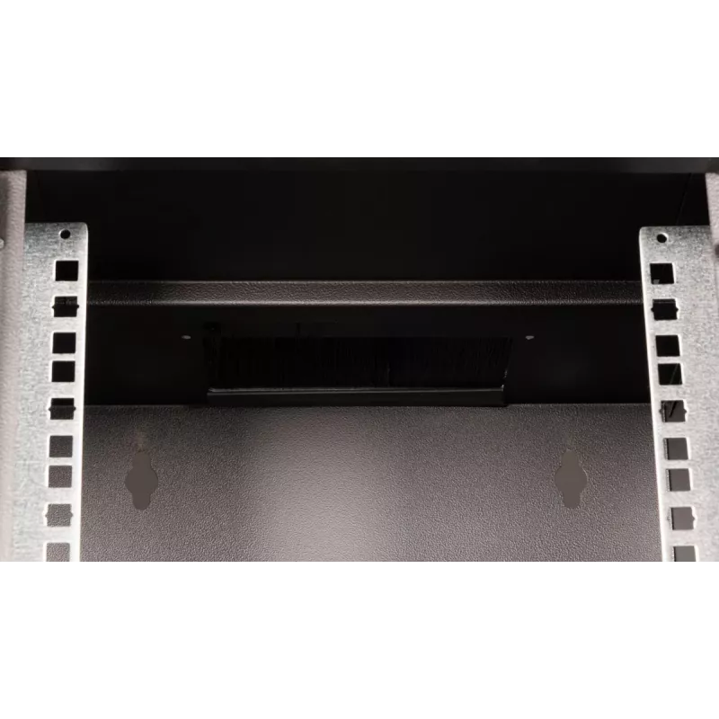 Armario de pared EQUIP EWM-06-3030-B 6U, 312 mm de ancho, 300–330 mm de profundidad, negro