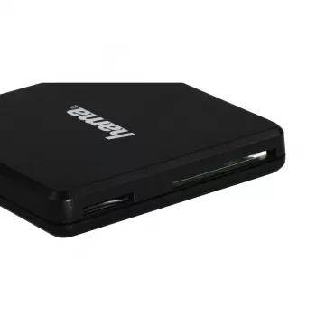 Hama 00124156 lector de tarjetas USB 3.2 Gen 1 (3.1 Gen 1) Type-A negro