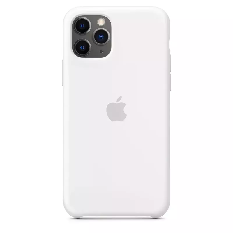 Funda de silicona Apple iPhone 11 Pro Blanca