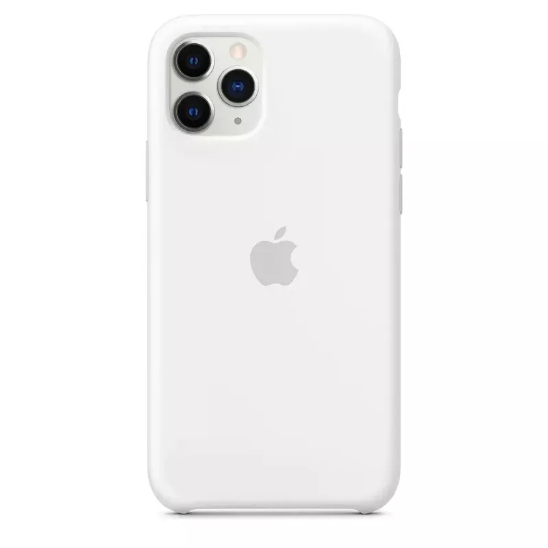 Funda de silicona Apple iPhone 11 Pro Blanca