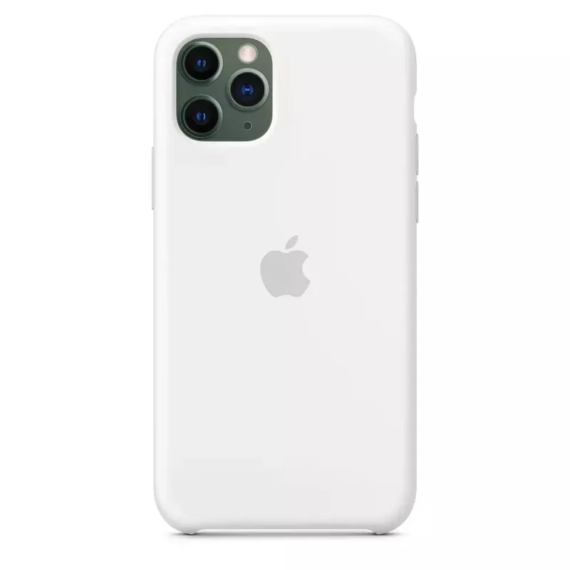 Funda de silicona Apple iPhone 11 Pro Blanca