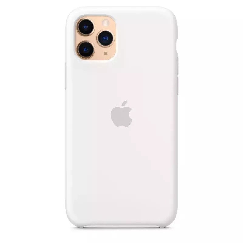 Funda de silicona Apple iPhone 11 Pro Blanca