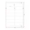 Etiquetas autoadhesivas MediaRange MRINK146