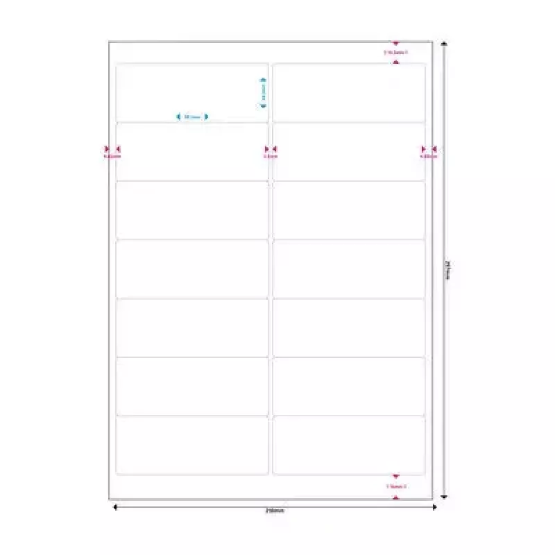 Etiquetas autoadhesivas MediaRange MRINK146