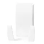 Soporte de afeitadora Tesa Powerstrips Waterproof Wave, soporte autoadhesivo para baño, diseño impermeable, blanco