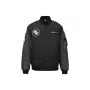 Chaqueta bomber ASUS ROG Cosmic Bomber hombre corte regular manga larga negro gris
