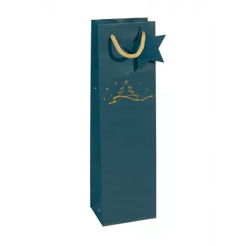 Bolsa de regalo Sigel GT036 Azul 100x80x350 mm
