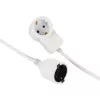 Alargador de corriente Hama Powerplug 3 m 2 tomas de corriente AC para interiores blanco