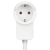 Alargador de corriente Hama Powerplug 3 m 2 tomas de corriente AC para interiores blanco