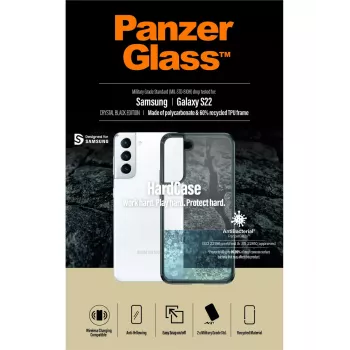 Funda rígida PanzerGlass para Samsung Galaxy S22 Transparente
