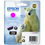 Epson Polar bear pack individual magenta 26XL Claria Premium Ink, alto rendimiento (XL), magenta, tinta pigmentada, 1 unidad