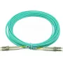 BlueOptics 050502T512000001M-BO Cable de conexión de fibra óptica dúplex (compatible con Corning), LC-UPC/LC-UPC, multimodo OM3 50/125 µm, 1 m