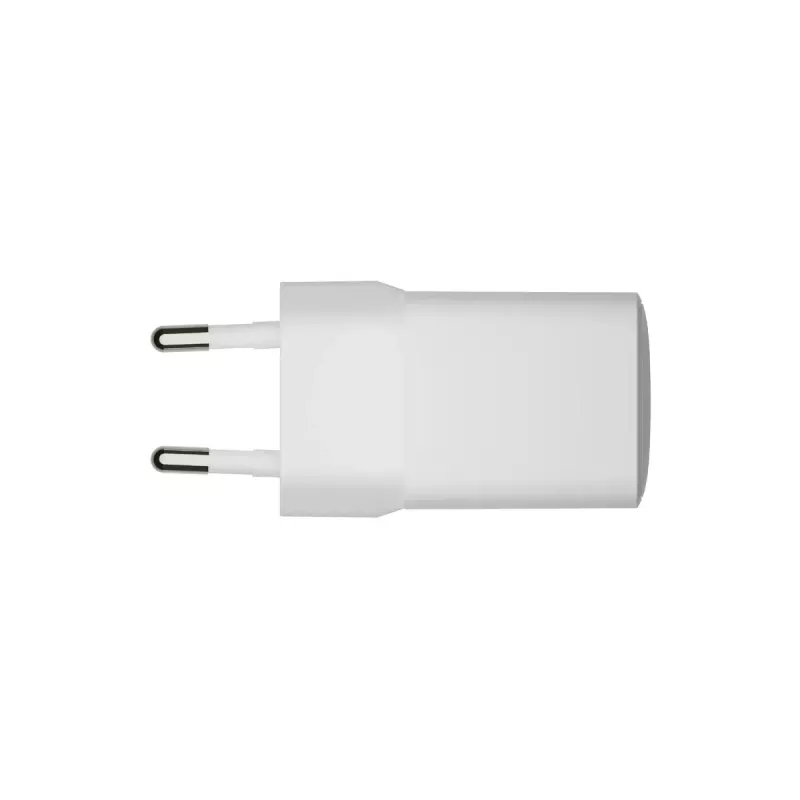 Cargador de interior USB-C 30W + USB-A 18W de d bramante – modelo CH18EUWH7082, blanco, AC 110–240V
