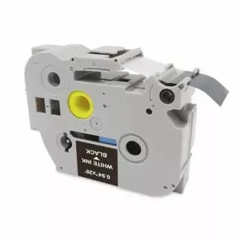 Cinta para impresora MediaRange MRBTZ355 blanca 2,4 cm x 8 m
