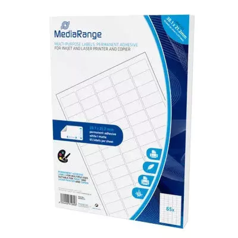 Etiquetas autoadhesivas MediaRange MRINK151
