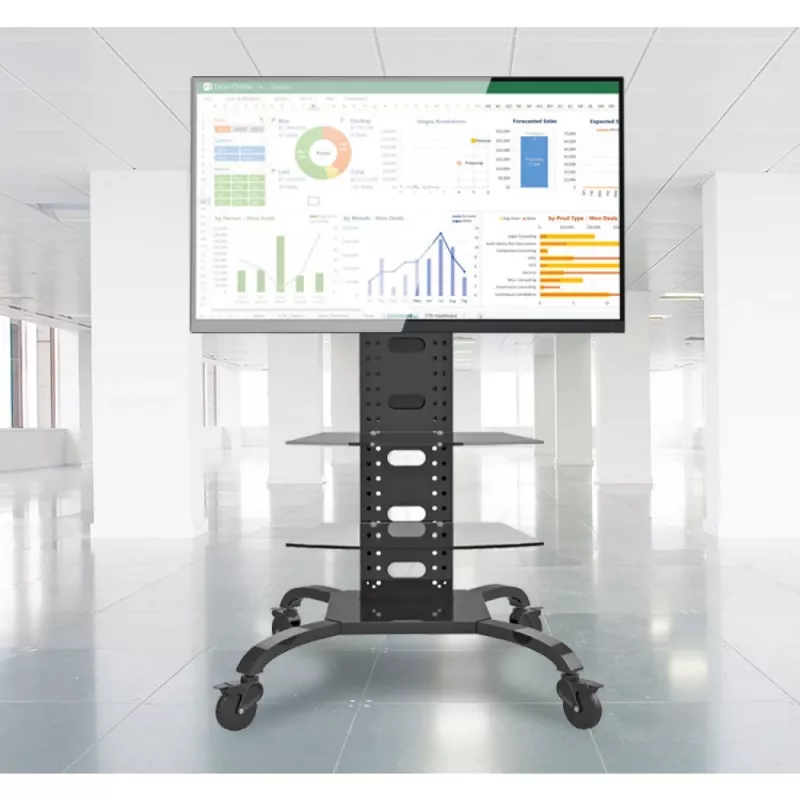 Soporte para pantalla de señalización Techly ICA-TR8 177,8 cm (70 inch) negro
