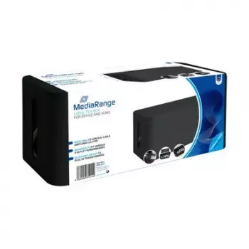 Caja de almacenamiento MediaRange MRCS307 mediana negra