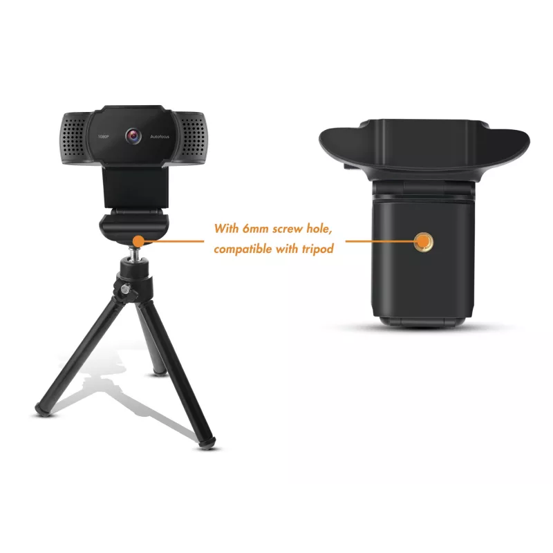 Webcam Conceptronic AMDIS06B 1920 x 1080 píxeles USB 2.0 negro