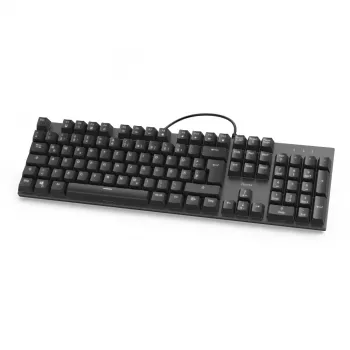 Teclado Hama MKC-650 oficina USB QWERTZ alemán antracita, negro
