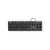 Teclado Hama MKC-650 oficina USB QWERTZ alemán antracita, negro