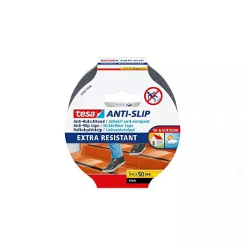 Tira antideslizante para baño TESA 55588 negra