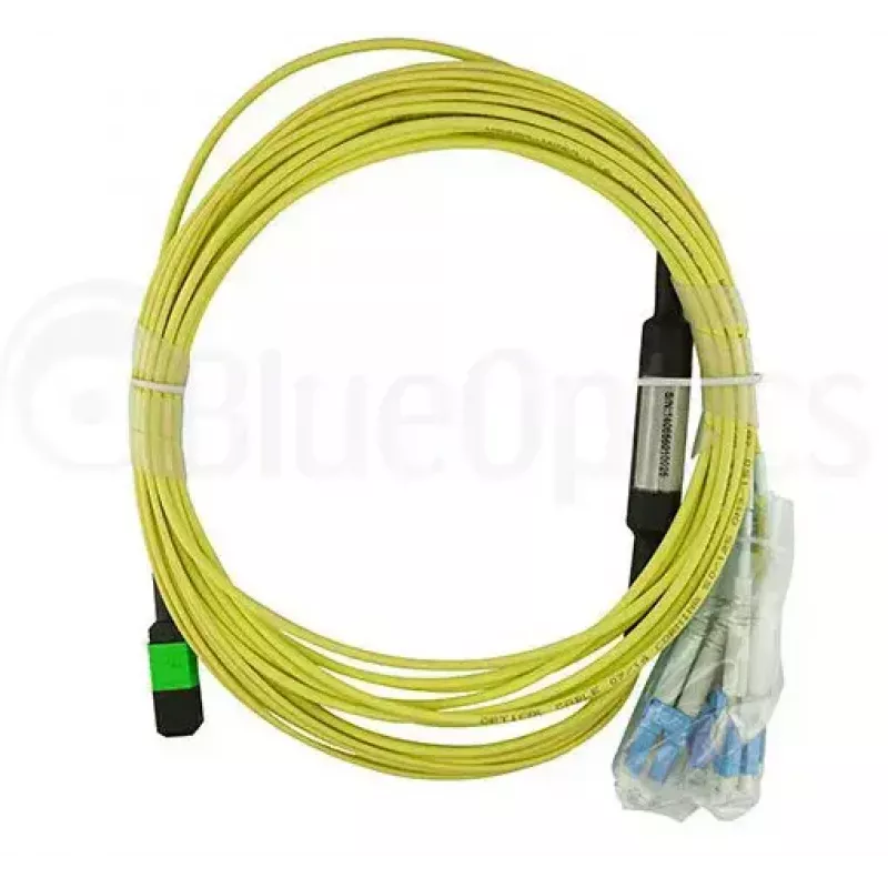 Cable de fibra óptica InfiniBand BlueOptics CBL-MPO12-4LC-SMF-7M-BO 7,5 m MPO 4x LC