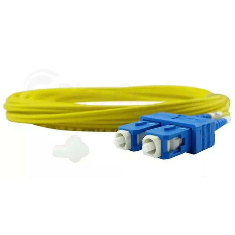 BlueOptics 047202G512000002M-BO Cable de conexión de fibra óptica dúplex (compatible con Corning), LC-UPC/SC-UPC, monomodo G.657.A1 9/125 µm, 2 m