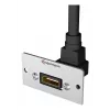 Kindermann Konnect 50 alu toma HDMI, placa frontal modular de encaje