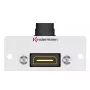Kindermann Konnect 50 alu toma HDMI, placa frontal modular de encaje