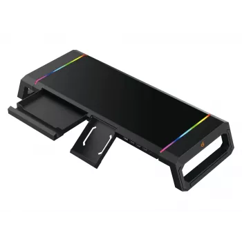 Conceptronic THORNE ERGO Soporte para monitor gaming, de pie, 10 kg, negro