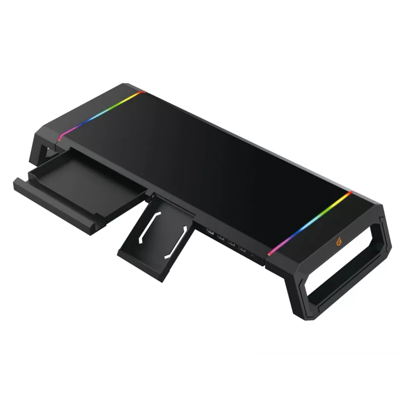 Conceptronic THORNE ERGO Soporte para monitor gaming, de pie, 10 kg, negro